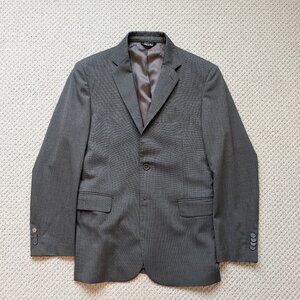 Yves Saint Laurent Blazer Jacket Sport Coat Wool 40Reg YSL Grey Made in Italy